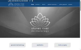 Stones River Dermatology website