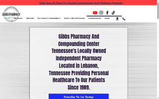 Gibbs Pharmacy website