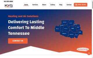 KandS HVAC website