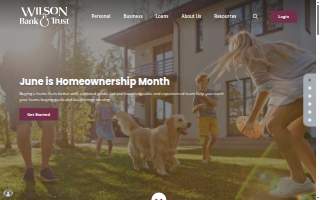 Wilson Bank Investments website