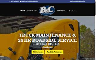 B & C Transportation, Inc. website