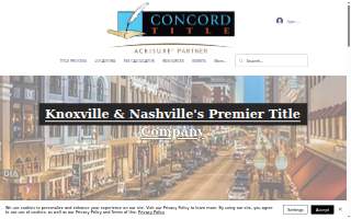 Concord Title website
