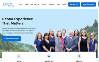 Curtiss Dentistry of Maryville website