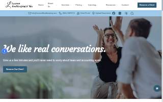 Lawson Bookkeeping & Tax website