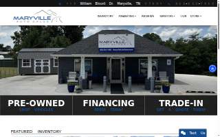 Maryville Auto Sales website