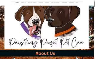 Pawsitively Purfect Pet Care website