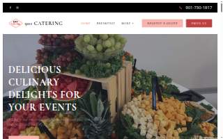 901 Catering website