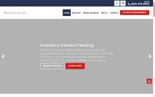 All Well Roofing website