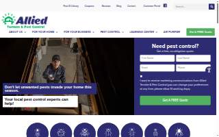 Allied Termite & Pest Control of Memphis website