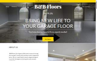 B & B Floors Inc website