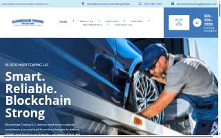 Blockchain Towing LLC website