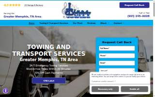 Blues City Towing LLC website