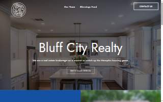 Bluff City Realty website