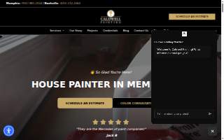 Caldwell Painting Memphis website