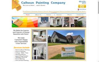 Calhoun Painting Company website