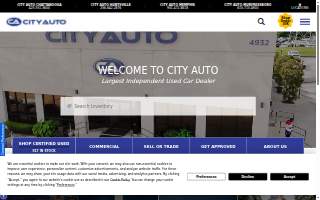 City Auto - Memphis website