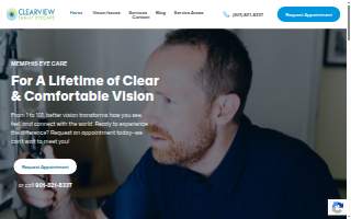 Clearview Family Eyecare website