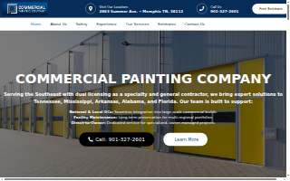 Commercial Painting Co website