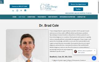 Dr. Bradford Cole website