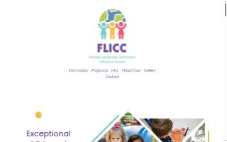 Foreign Language Immersion Childcare Center website