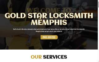 Gold Star Locksmith website