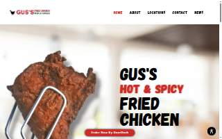 Gus's World Famous Fried Chicken website