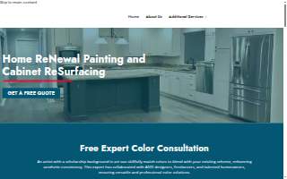 Home ReNewal Painting and Cabinet ReSurfacing website