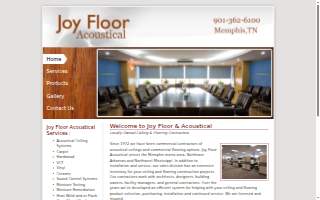 Joy Floor Acoustical website
