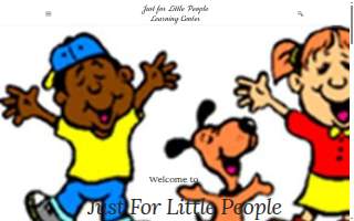 Just For Little People Learning Center website