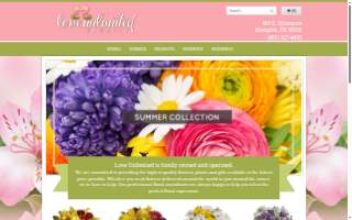 Love Unlimited Florist website