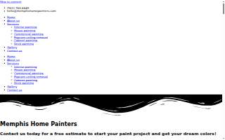 Memphis Home Painters website