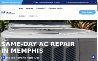 Metro Air Conditioning & Heating website