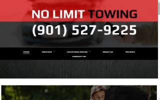 No Limit Towing & Auto website