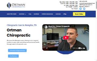 Ortman Chiropractic website