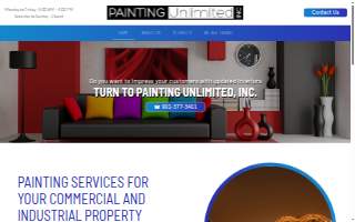 Painting Unlimited website