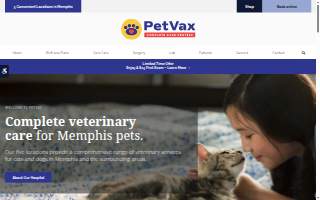PetVax Complete Care Centers - Midtown website