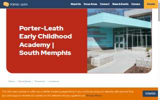 Porter-Leath Early Childhood Academy | South Memphis website