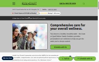 Quail Hollow Family Dentistry website