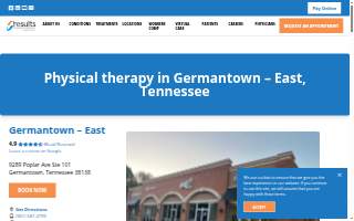 Results Physiotherapy Germantown, Tennessee - East website