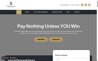 Southern Injury Attorneys website