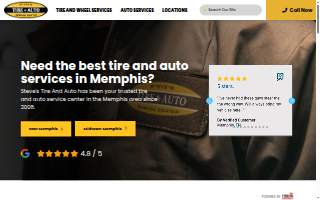 Steve's Tire & Auto - East Memphis website