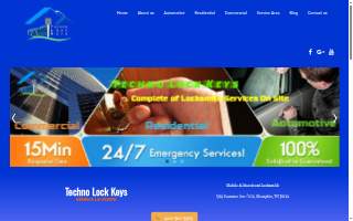 Techno Lock Keys website