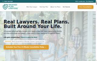 Trusted Plan Lawyers of Tennessee website