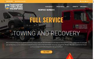 Trustworthy Towing Service Memphis website