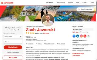 Zach Jaworski - State Farm Insurance Agent website