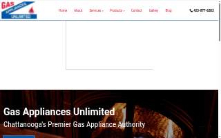 Gas Appliances Unlimited Inc website