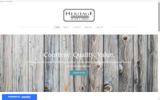 Heritage Fence & Repair website