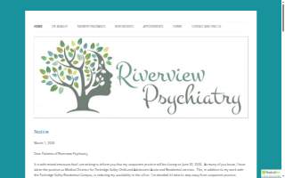 Riverview Psychiatry LLC website