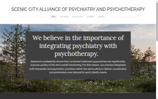 Scenic City Alliance of Psychiatry and Psychotherapy website