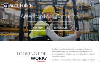 AccuForce website